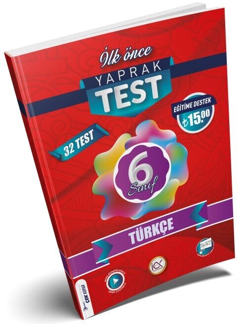 İlk Önce 6. Sınıf Türkçe Yaprak Test İlk Önce Yayınları