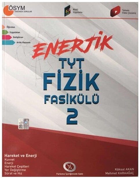 Karaağaç YKS TYT Fizik Enerjik Hareket ve Enerji Fasikülü-2 Karaağaç Yayınları