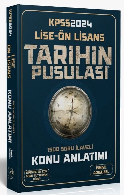 SÜPER FİYAT - CBA Yayınları 2024 KPSS Lise Ön Lisans Tarihin Pusulası Konu Anlatımı - İsmail Adıgüzel CBA Yayınları