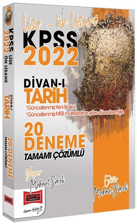 Yargı 2022 KPSS Lise Ön Lisans Divanı Tarih 20 Deneme Çözümlü - Mehmet Sürek Yargı Yayınları