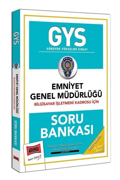 Yargı 2020 GYS Emniyet Genel Müdürlüğü Bilgisayar İşletmeni Kadrosu Soru Bankası Görevde Yükselme Yargı Yayınları