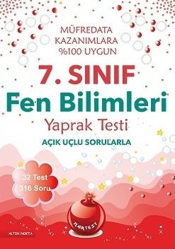 Nartest 7. Sınıf Fen Bilimleri Yaprak Test Nartest Yayınları