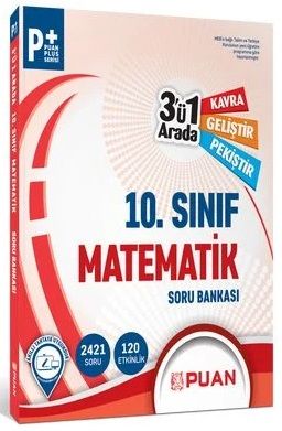 Puan 10. Sınıf Matematik 3 ü 1 Arada Soru Bankası Puan Yayınları