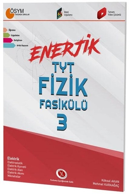 Karaağaç YKS TYT Fizik Enerjik Elektrik Fasikülü-3 Karaağaç Yayınları