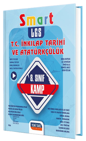 Yeni Tarz 8. Sınıf LGS TC İnkılap Tarihi ve Atatürkçülük Smart Kamp Soru Bankası Yeni Tarz Yayınları