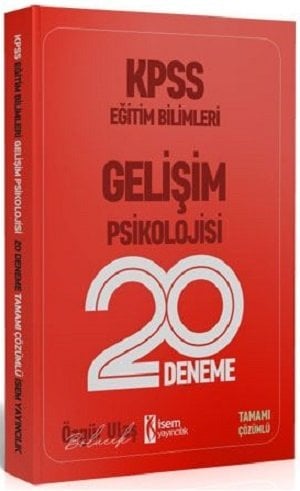 İsem 2020 KPSS Eğitim Bilimleri Gelişim Psikolojisi 20 Deneme İsem Yayınları