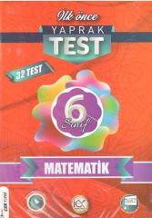 İlk Önce 6. Sınıf Matematik Yaprak Test İlk Önce Yayınları