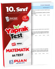 Puan 10. Sınıf Matematik Çek Kopar 64 Yaprak Test Puan Yayınları