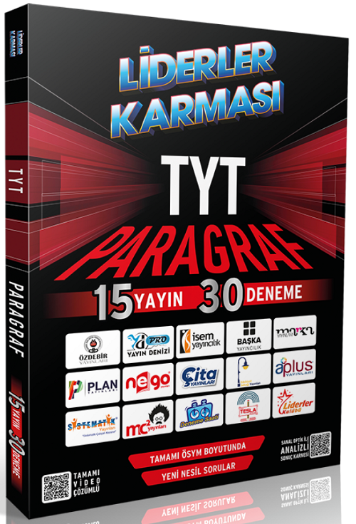 Liderler Karması YKS TYT Paragraf 15 Yayın 30 Deneme Video Çözümlü Liderler Karması