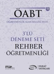 SÜPER FİYAT - Murat ÖABT Rehber Öğretmen 3 Deneme Çözümlü Murat Yayınları