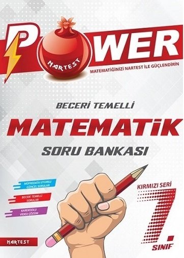 Nartest 7. Sınıf Matematik Power Soru Bankası Nartest Yayınları