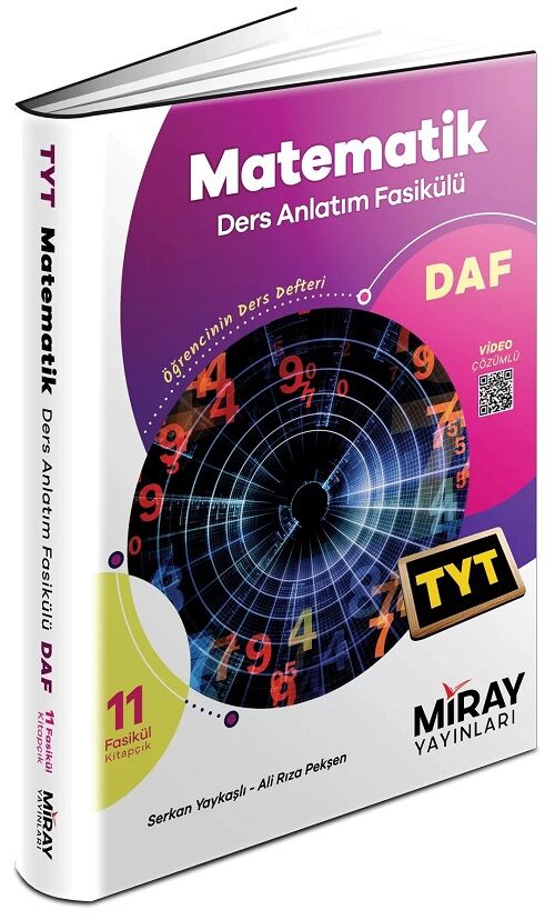 Miray YKS TYT Matematik DAF Ders Anlatım Fasikülü Miray Yayınları