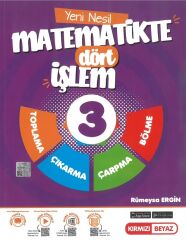 Kırmızı Beyaz 3. Sınıf Matematikte Dört İşlem Kırmızı Beyaz Yayınları