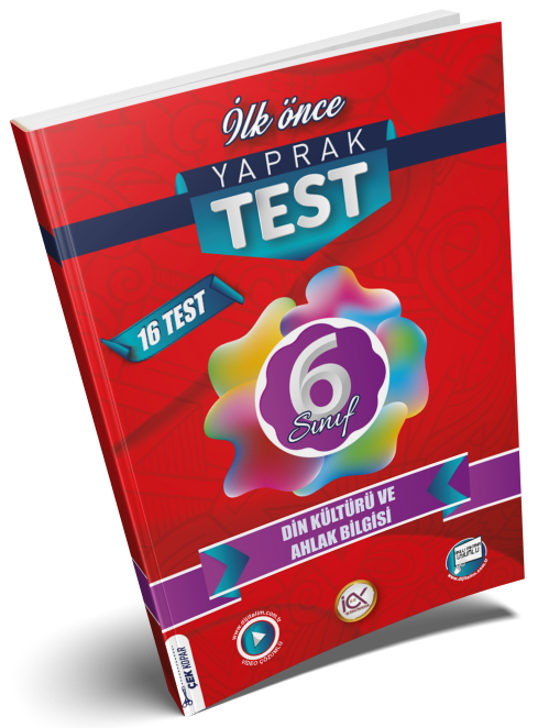 İlk Önce 6. Sınıf Din Kültürü ve Ahlak Bilgisi Yaprak Test İlk Önce Yayınları