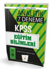 Pelikan 2020 KPSS Eğitim Bilimleri Analitik 7 Deneme Dijital Çözümlü Pelikan Yayınları