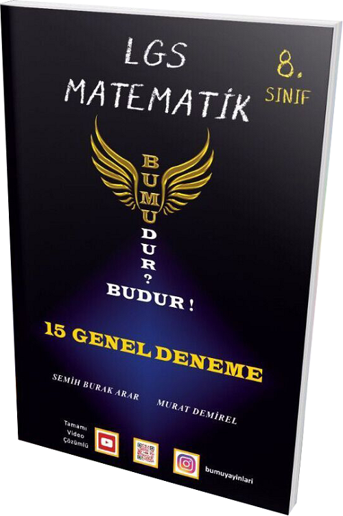 Bumu Yayınları 8. Sınıf LGS Matematik 15 Genel Deneme Bumu Yayınları