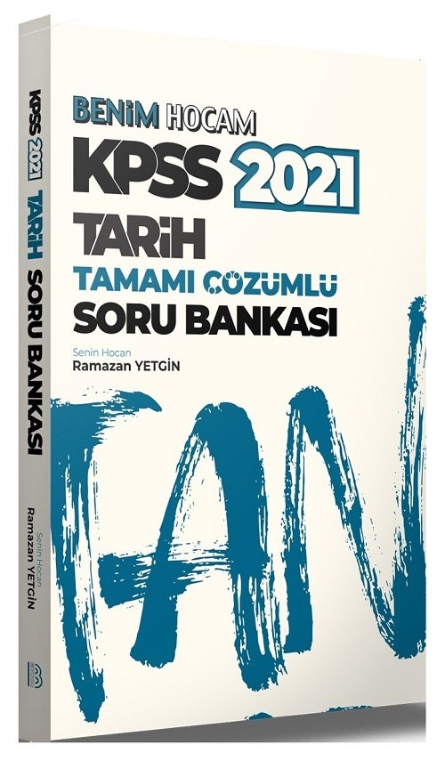 Benim Hocam 2021 KPSS Tarih Soru Bankası Çözümlü - Ramazan Yetgin Benim Hocam Yayınları