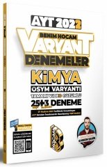 Benim Hocam 2022 YKS AYT Kimya Varyant 25+3 Deneme Video Çözümlü - Görkem Şahin Benim Hocam Yayınları