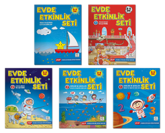 Yükselen Zeka 3-5 Yaş Evde Etkinlik Seti Çizgi Çalışmaları (5 Kitap Set) Yükselen Zeka Yayınları