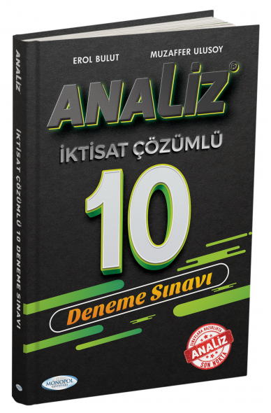 SÜPER FİYAT - Monopol KPSS A Grubu Analiz İktisat 10 Deneme Çözümlü Monopol Yayınları