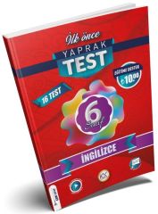 İlk Önce 6. Sınıf İngilizce Yaprak Test İlk Önce Yayınları