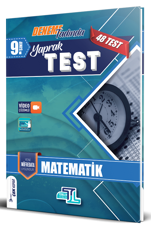 Tümler 9. Sınıf Matematik Yaprak Test Video Çözümlü Tümler Yayınları