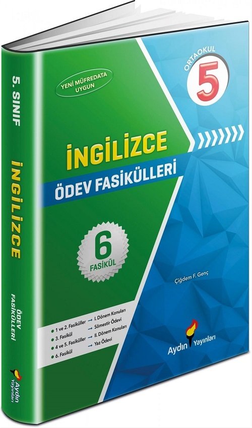 Aydın 5. Sınıf İngilizce Ödev Fasikülleri Aydın Yayınları