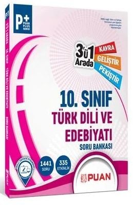 Puan 10. Sınıf Türk Dili ve Edebiyatı 3 ü 1 Arada Soru Bankası Puan Yayınları