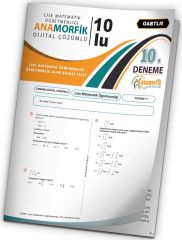 Anamorfik 2023 ÖABT Lise Matematik Öğretmenliği Türkiye Geneli Deneme 10. Kitapçık Dijital Çözümlü Anamorfik Yayınları