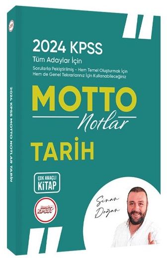 Hangi KPSS 2024 KPSS Tarih MOTTO Notlar - Sinan Doğan Hangi KPSS Yayınları