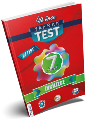 İlk Önce 7. Sınıf İngilizce Yaprak Test İlk Önce Yayınları