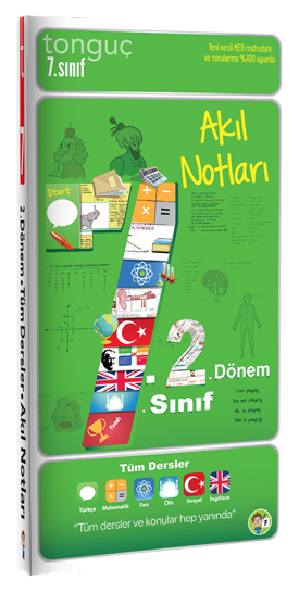 Tonguç 7. Sınıf 2. Dönem 7.2 Akıl Notları Tonguç Akademi