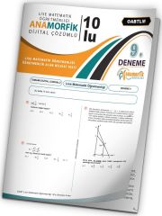 Anamorfik 2023 ÖABT Lise Matematik Öğretmenliği Türkiye Geneli Deneme 9. Kitapçık Dijital Çözümlü Anamorfik Yayınları