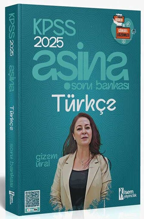 İsem 2025 KPSS Türkçe Aşina Soru Bankası Çözümlü - Gizem Ural İsem Yayınları