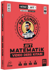 Mert Hoca 2025 YKS AYT 90 Günde Matematik Kampı Video Ders Kitabı Mert Hoca Yayınları