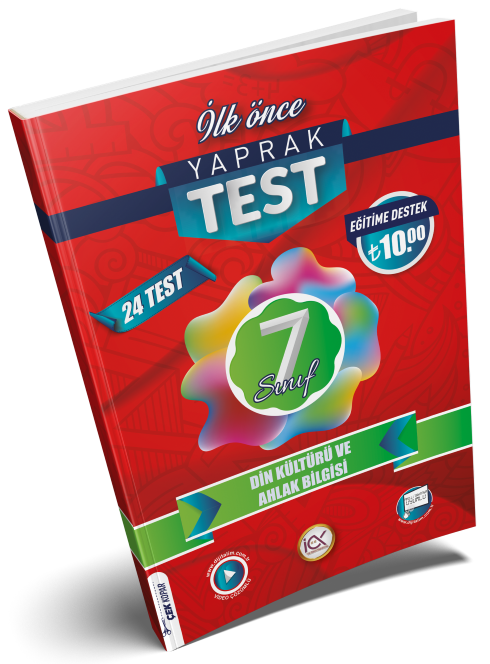 İlk Önce 7. Sınıf Din Kültürü ve Ahlak Bilgisi Yaprak Test İlk Önce Yayınları