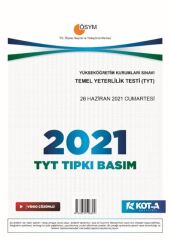 Kota 2021 YKS TYT Tıpkı Basım Çıkmış Sorular Kota Yayınları