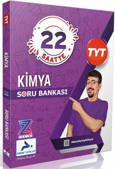 Paraf YKS TYT Kimya Z Takımı 22 Saatte Soru Bankası Paraf Yayınları