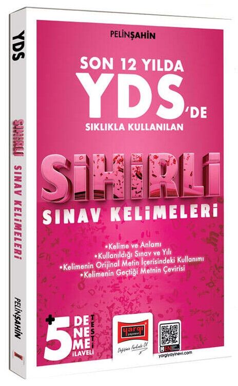 Yargı YDS İçin Sıklıkla Kullanılan Sihirli Sınav Kelimeleri (5 Deneme İlaveli) Yargı Yayınları