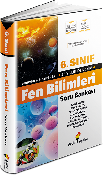 Aydın 6. Sınıf Fen Bilimleri Soru Bankası Aydın Yayınları