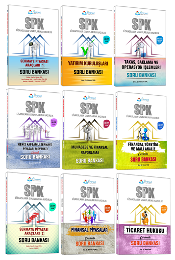 Finansed SPK Düzey-2 Soru Bankası 9 lu Set Finansed Yayınları