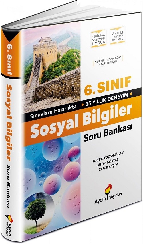 Aydın 6. Sınıf Sosyal Bilgiler Soru Bankası Aydın Yayınları