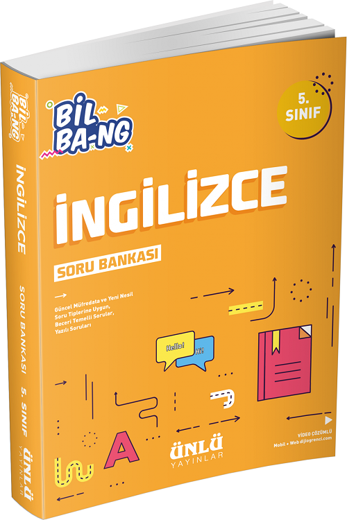 Ünlü 5. Sınıf İngilizce Bil Bang Soru Bankası Ünlü Yayınları