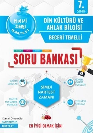 Nartest 7. Sınıf Din Kültürü ve Ahlak Bilgisi Mavi Serisi Soru Bankası Nartest Yayınları