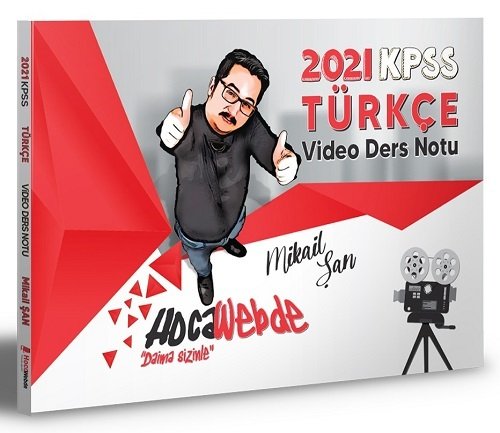 SÜPER FİYAT - HocaWebde 2021 KPSS Türkçe Video Ders Notu - Mikail Şan HocaWebde Yayınları