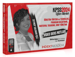 SÜPER FİYAT - İndeks Akademi 2024 KPSS Eğitim Bilimleri Öğretim Yöntem ve Teknikleri, Program Geliştirme Video Ders Notları - Zeynep Salman İçli İndeks Akademi Yayıncılık