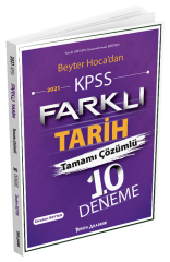 Tercih Akademi 2021 KPSS Farklı Tarih 10 Deneme Çözümlü - İbrahim Beyter Tercih Akademi Yayınları