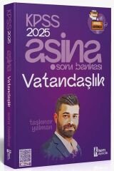 İsem 2025 KPSS Vatandaşlık Aşina Soru Bankası Çözümlü - Taşkıner Yalman İsem Yayınları