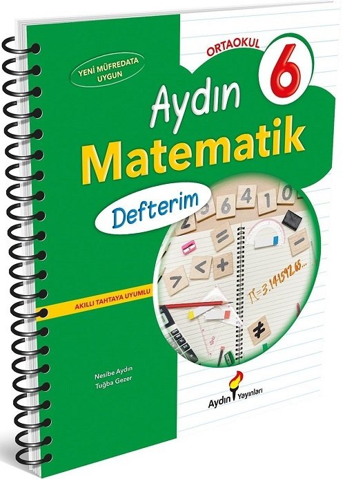 Aydın 6. Sınıf Matematik Defterim Aydın Yayınları