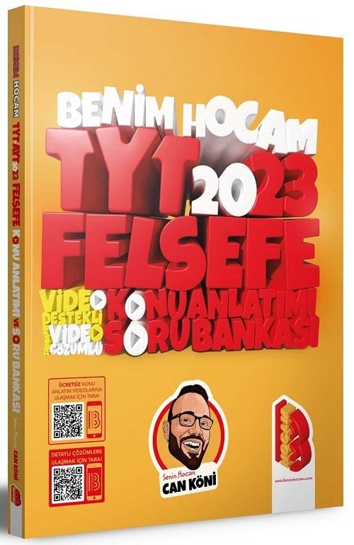 Benim Hocam 2023 YKS TYT Felsefe Video Destekli Konu Anlatımlı Soru Bankası - Can Köni Benim Hocam Yayınları